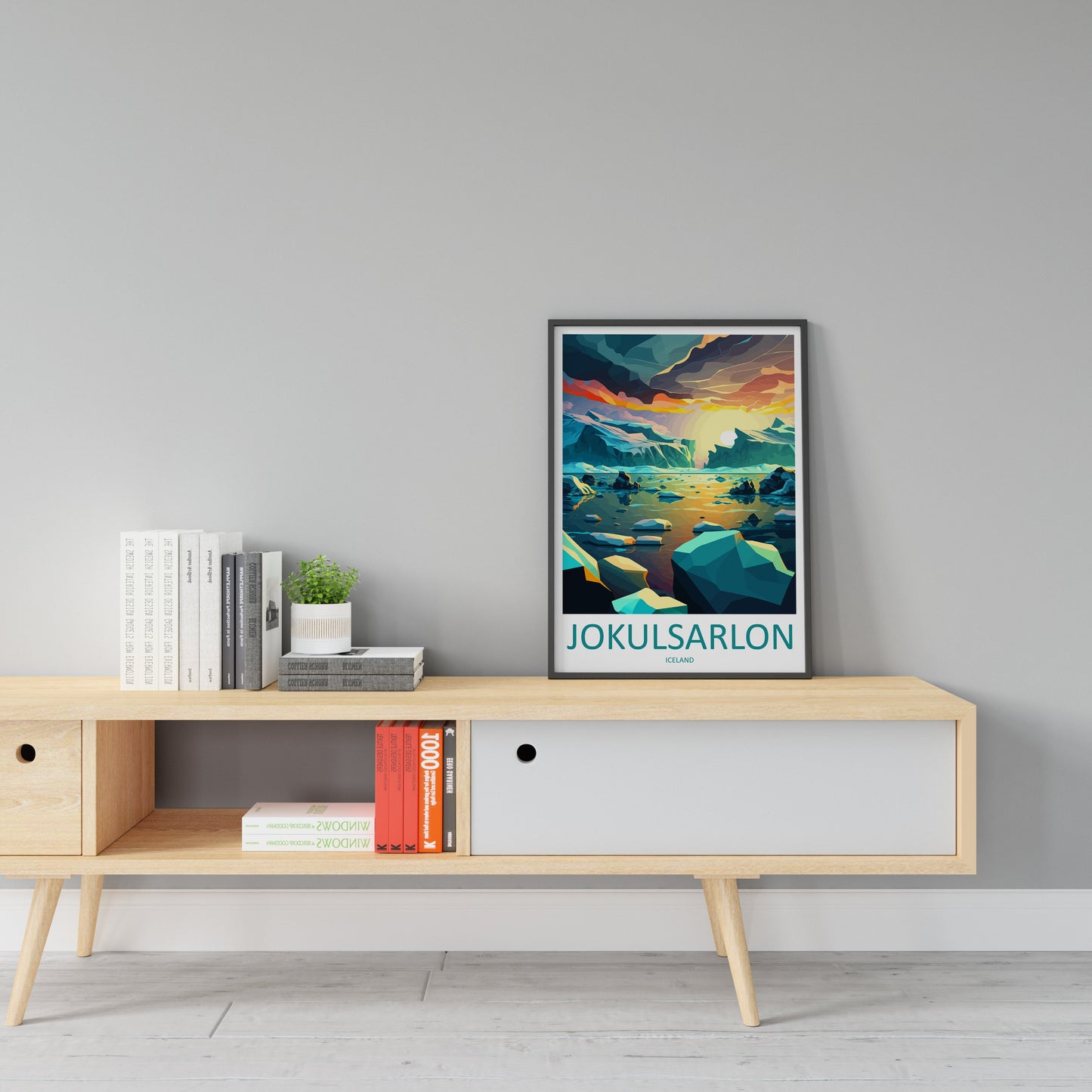 Jokulsarlon Travel Print Wall Art Jokulsarlon Wall Hanging Home Décor Jokulsarlon Gift Art Lovers Iceland Art Lover Gift Jokulsarlon Print