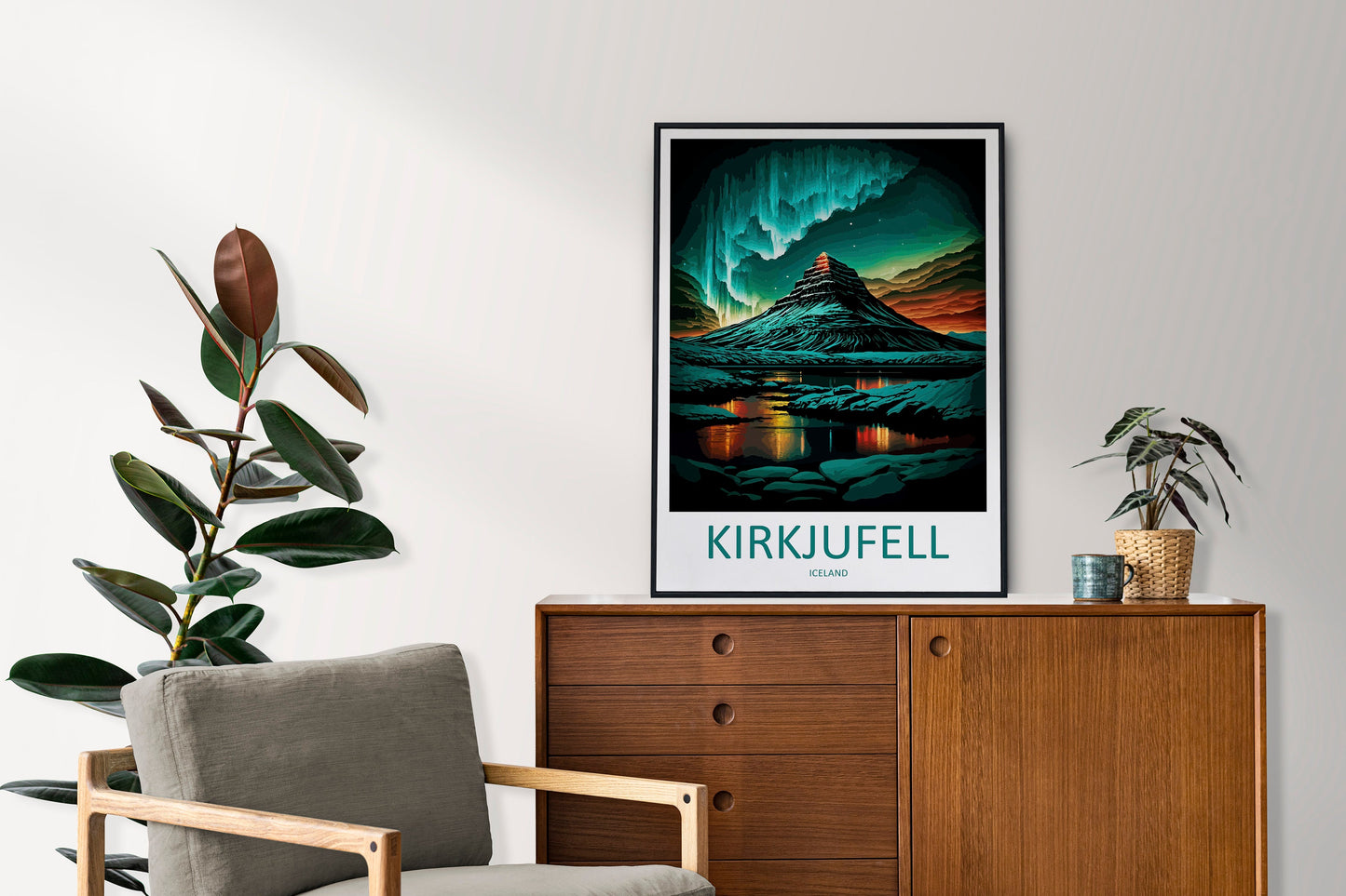 Kirkjufell Travel Print Wall Art Kirkjufell Wall Hanging Home Décor Kirkjufell Gift Art Lovers Iceland Art Lover Gift Kirkjufell Wall Print