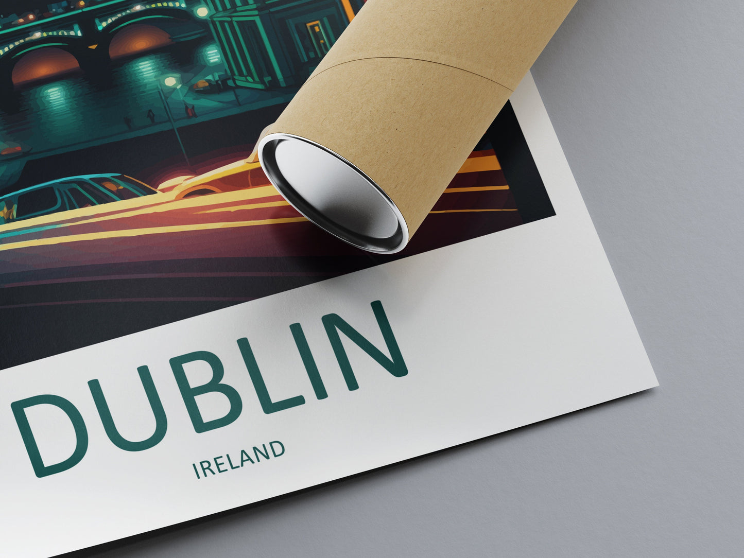 Dublin Skyline Print Dublin Home Decor Skyline City Art Print Dublin Wall Art for Ireland Enthusiast Gift Wall Hanging Dublin Ireland Print