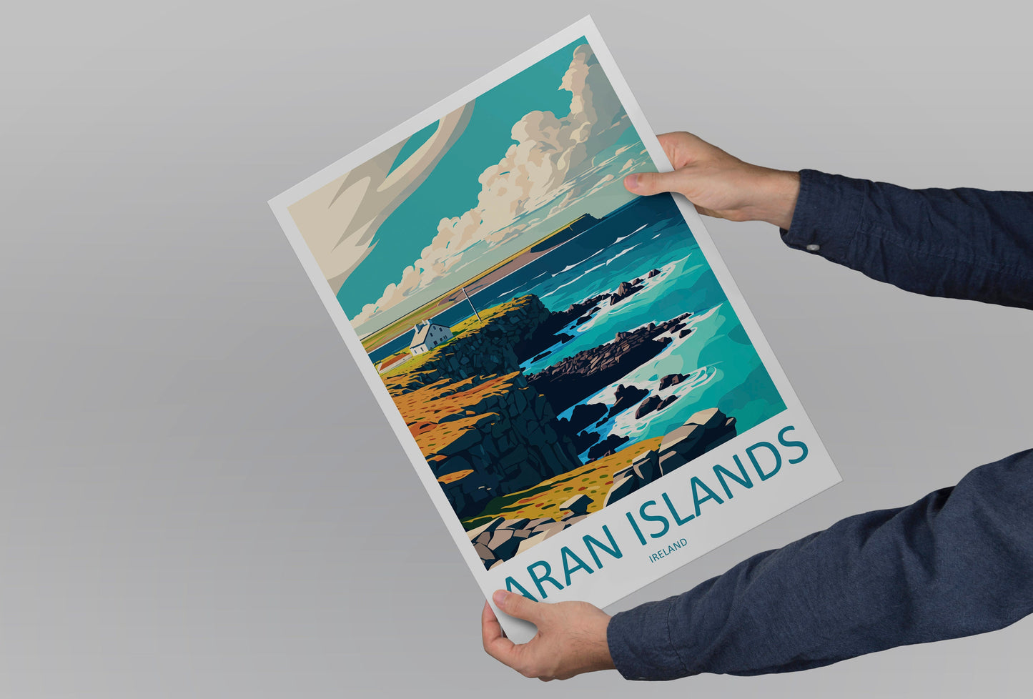 Aran Islands Print Aran Islands Home Decor Landscape Art Print Aran Islands Wall Art for Ireland Enthusiast Gift Wall Hanging Aran Islands