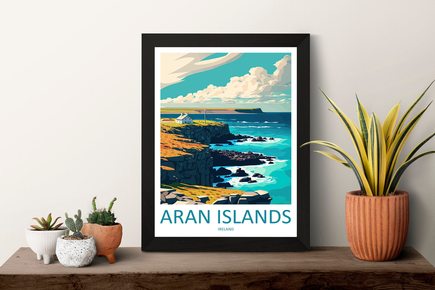 Aran Islands Print Aran Islands Home Decor Landscape Art Print Aran Islands Wall Art for Ireland Enthusiast Gift Wall Hanging Aran Islands