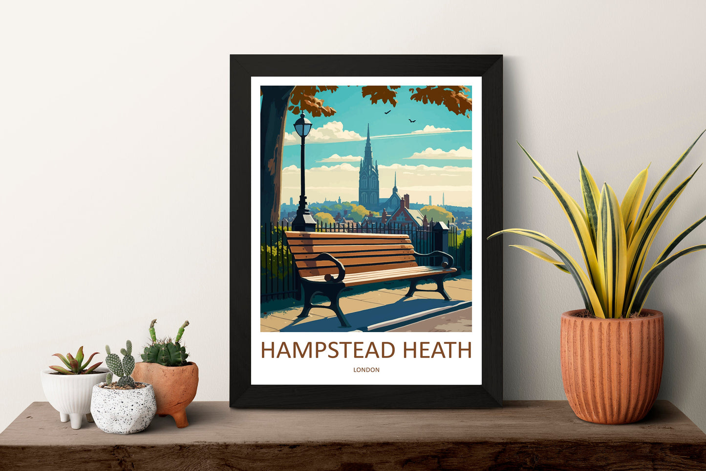 Hampstead Heath Print Hampstead Heath Home Decor Landscape Art Print Hampstead Heath Wall Art for London Enthusiast Gift Wall Hanging Poster