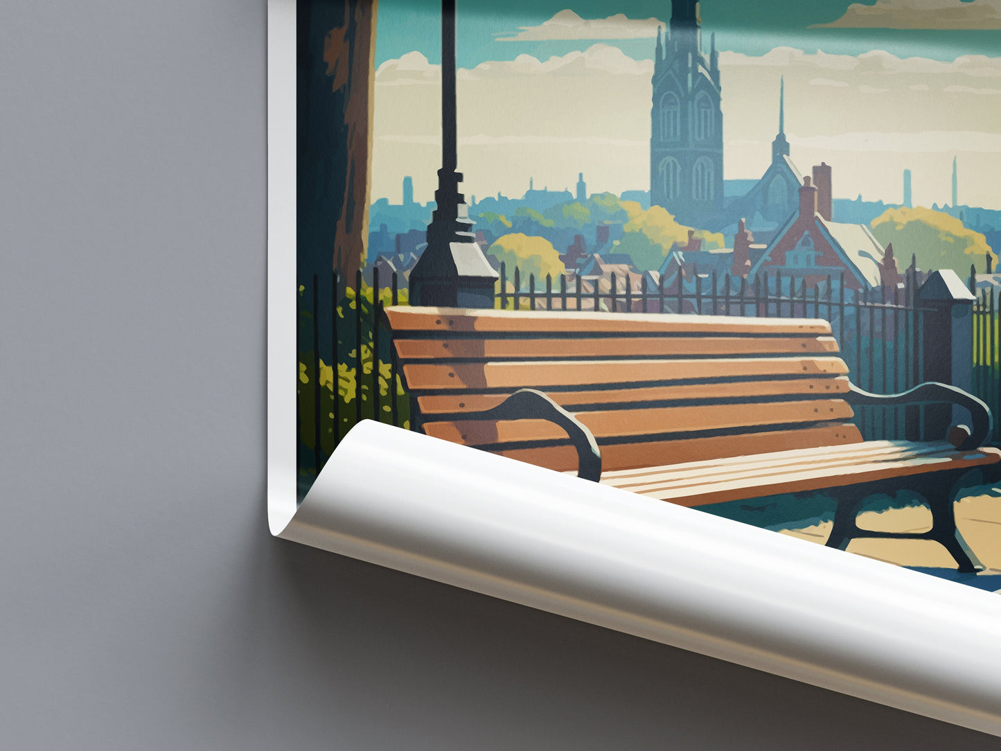 Hampstead Heath Print Hampstead Heath Home Decor Landscape Art Print Hampstead Heath Wall Art for London Enthusiast Gift Wall Hanging Poster
