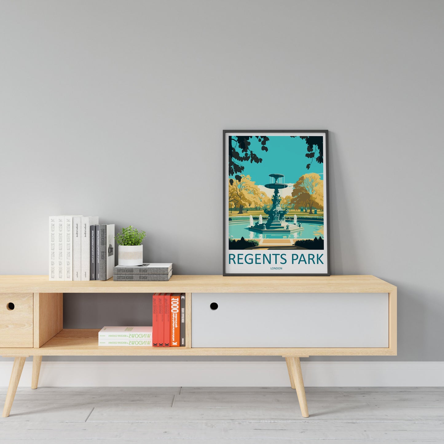 Regent's Park Print Regent's Park Home Decor Landscape Art Print Regent's Park Wall Art London Enthusiast Gift Wall Hanging Regent's Park