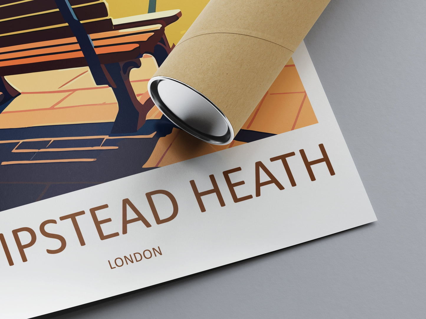 Hampstead Heath Print London Skyline Home Decor London Art Print Hampstead Heath Wall Art for London Enthusiast Gift Wall Hanging Poster Art