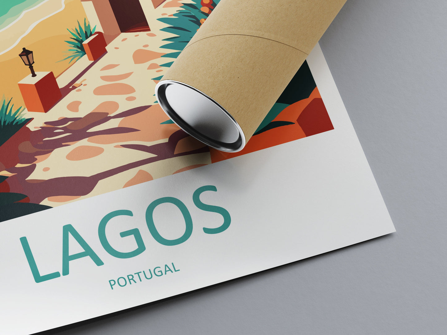 Lagos Travel Print Wall Art Lagos Wall Hanging Home Décor Lagos Gift Art Lovers Portugal Art Lover Gift Lagos Wall Décor Lagos Travel Art