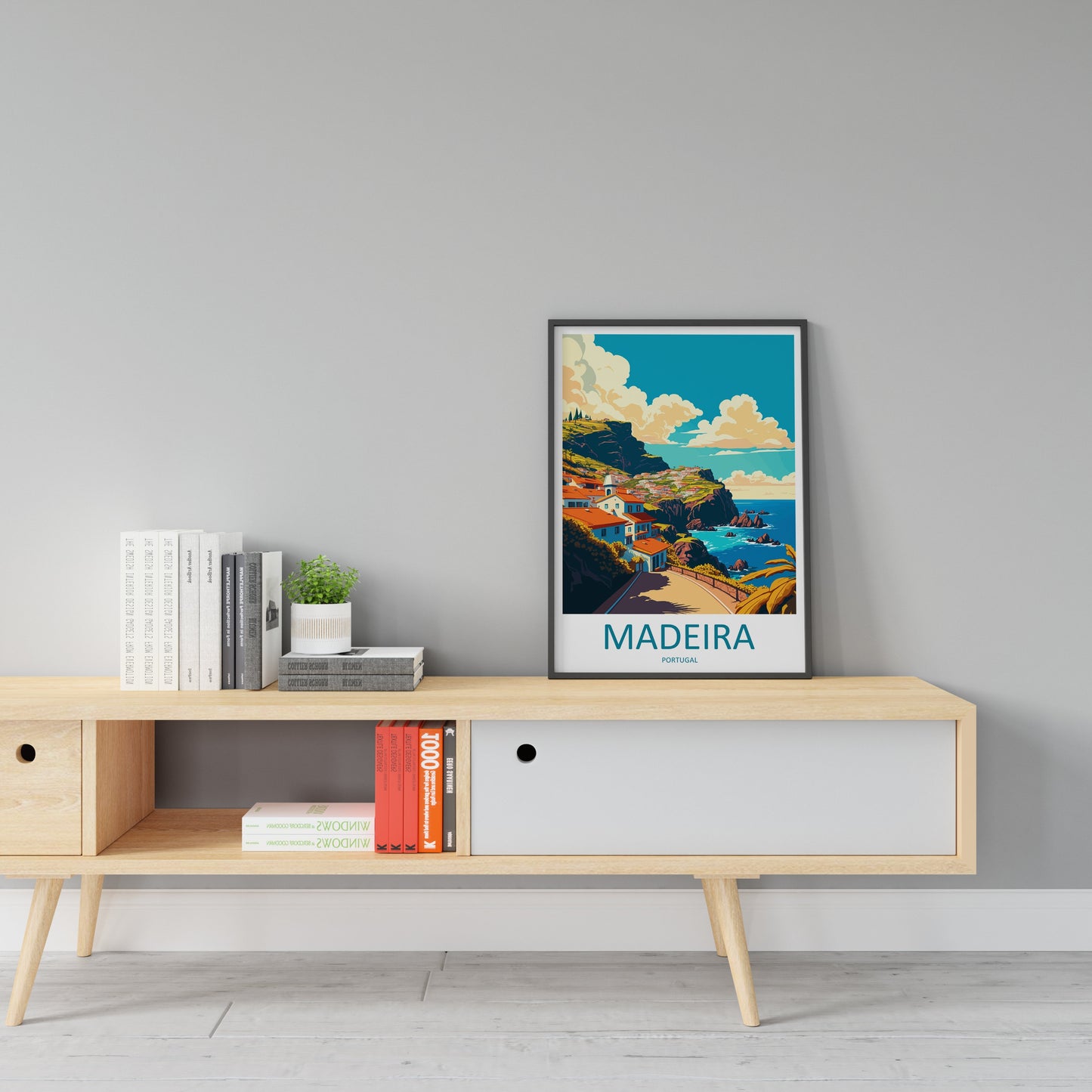 Madeira Travel Print Wall Art Madeira Wall Hanging Home Décor Madeira Gift Art Lovers Portugal Art Lover Gift Madeira Wall Décor Madeira Art