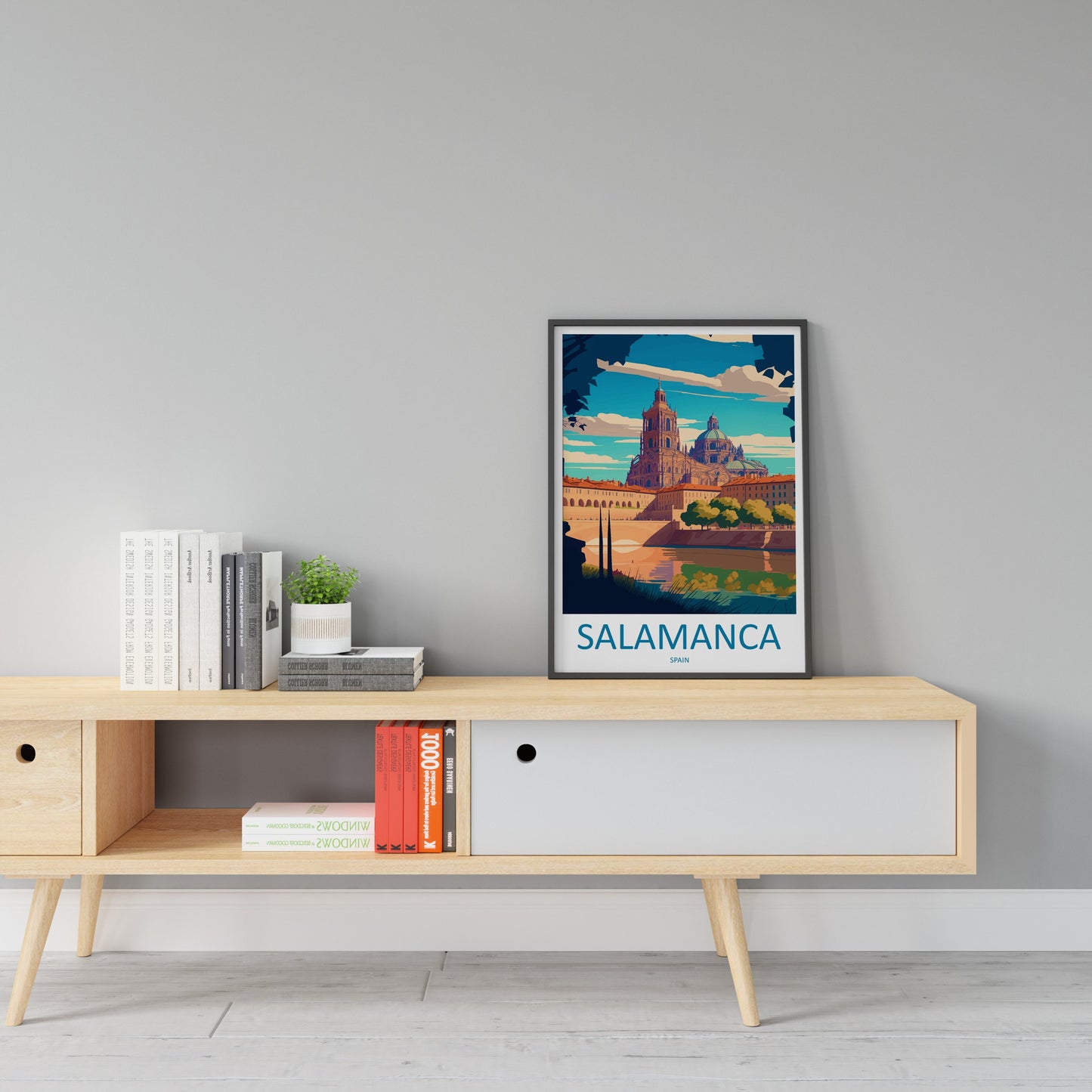 Salamanca Travel Print Wall Art Salamanca Wall Hanging Home Décor Salamanca Gift Art Lovers Spain Art Lover Gift Salamanca Print Spain Art
