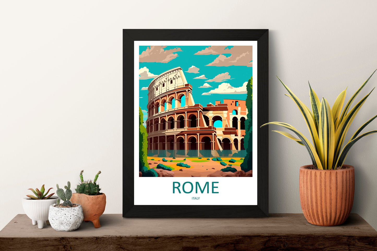 Rome Travel Print Wall Art Rome Wall Hanging Home Décor Rome Gift Art Lovers Italy Art Lover Gift Rome Print Italy Wall Art Decor