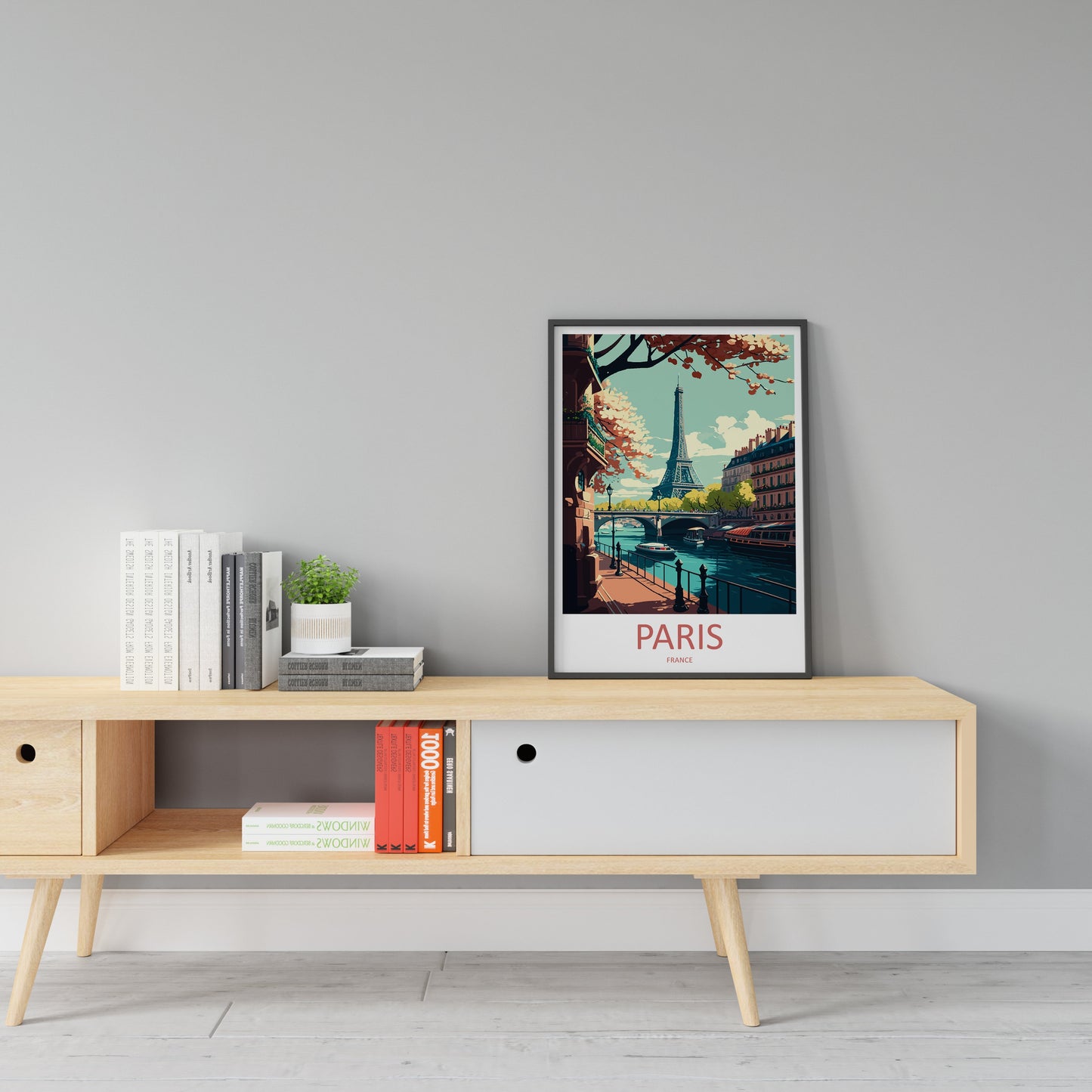 Paris Travel Print Wall Art Paris Wall Hanging Home Décor Paris Gift Art Lovers France Art Lover Gift Paris Print France Wall Art Décor