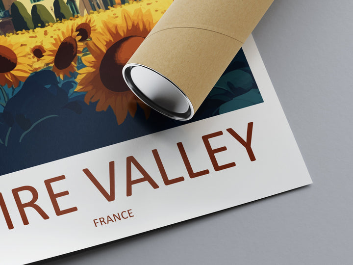 Loire Valley Travel Print Wall Art Loire Valley Wall Hanging Home Décor Loire Valley Gift Art Lovers France Art Lover Gift Loire Valley Art