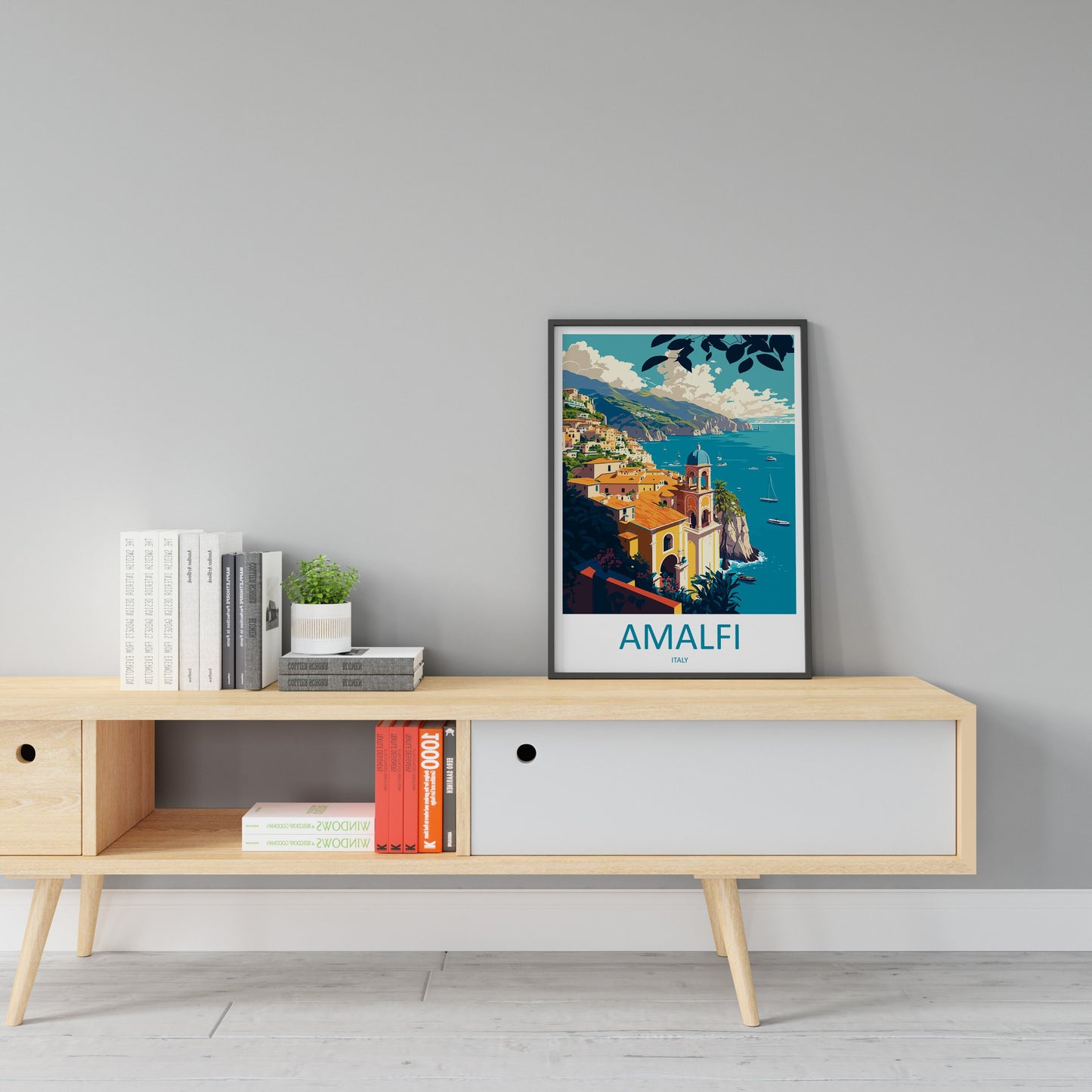Amalfi Travel Print Wall Art Amalfi Wall Hanging Home Décor Amalfi Gift Art Lovers Italy Art Lover Gift Amalfi Print Amalfi Travel Gift Art