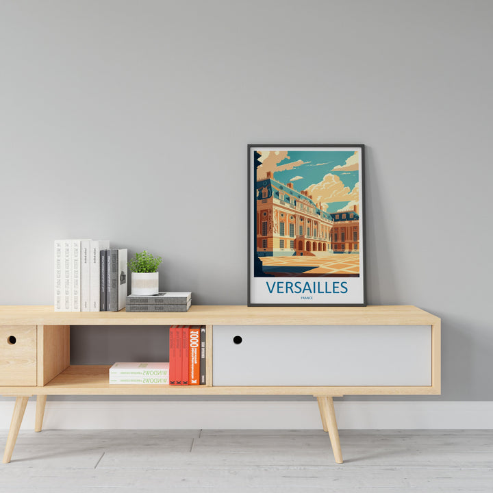 Versailles Palace Travel Print Wall Art West Versailles Palace Wall Hanging Home Decoration Versailles Palace Gift Art Lovers Wall Art Print