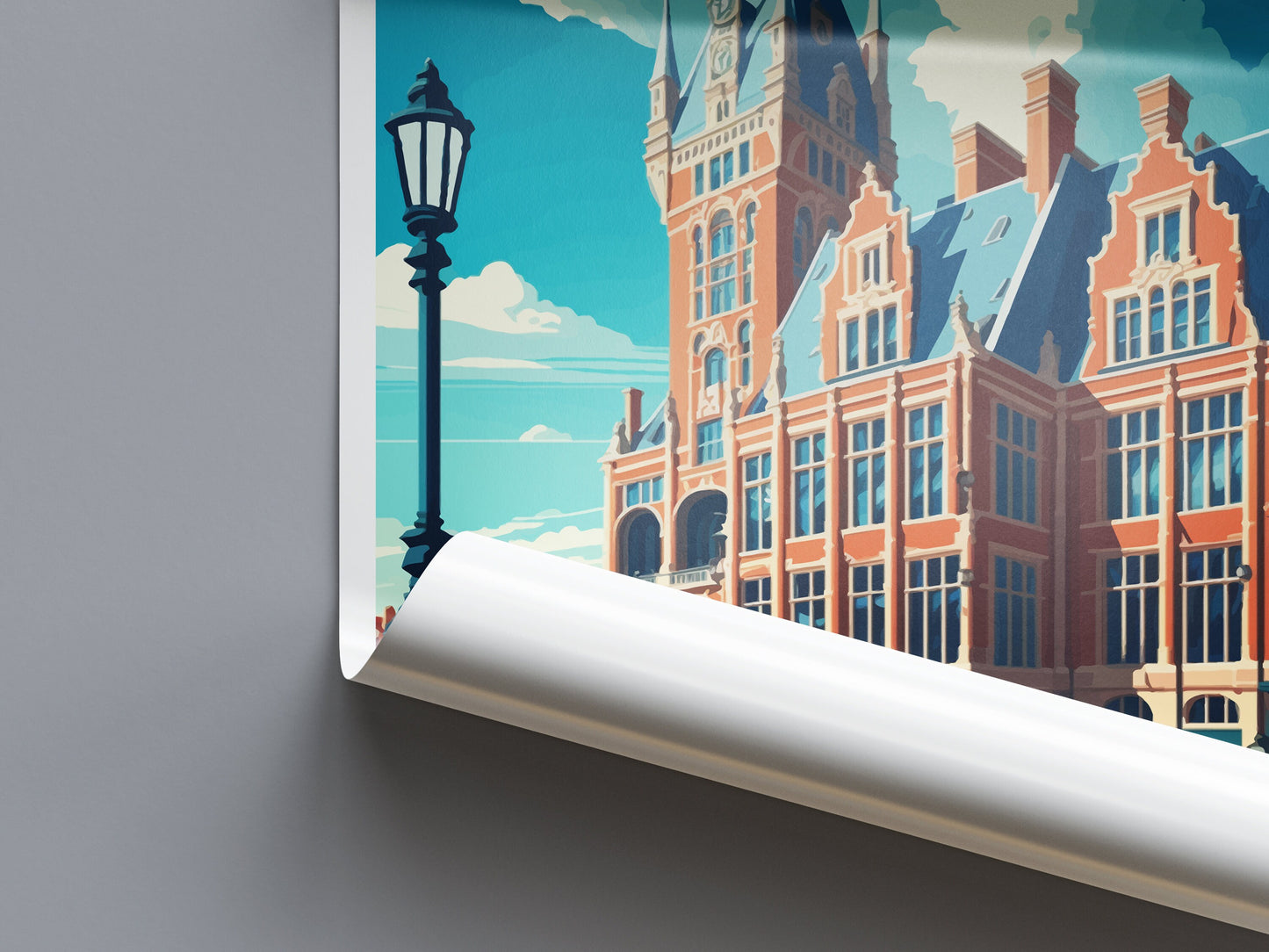 The Hague Travel Print Wall Art The Hague Wall Hanging Home Decoration The Hague Gift Art Lovers Wall Art Print The Hague Wall Décor Poster