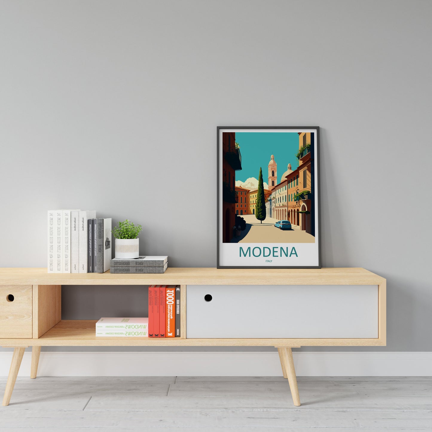 Modena Travel Print Wall Art Modena Wall Hanging Home Décor Modena Gift Art Lovers Italy Art Lover Gift Modena Print Modena Travel Gift Art