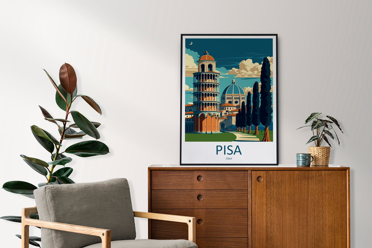 Pisa Travel Print Wall Art Pisa Wall Hanging Home Décor Pisa Gift Art Lovers Italy Art Lover Gift Pisa Print Pisa Travel Gift Poster