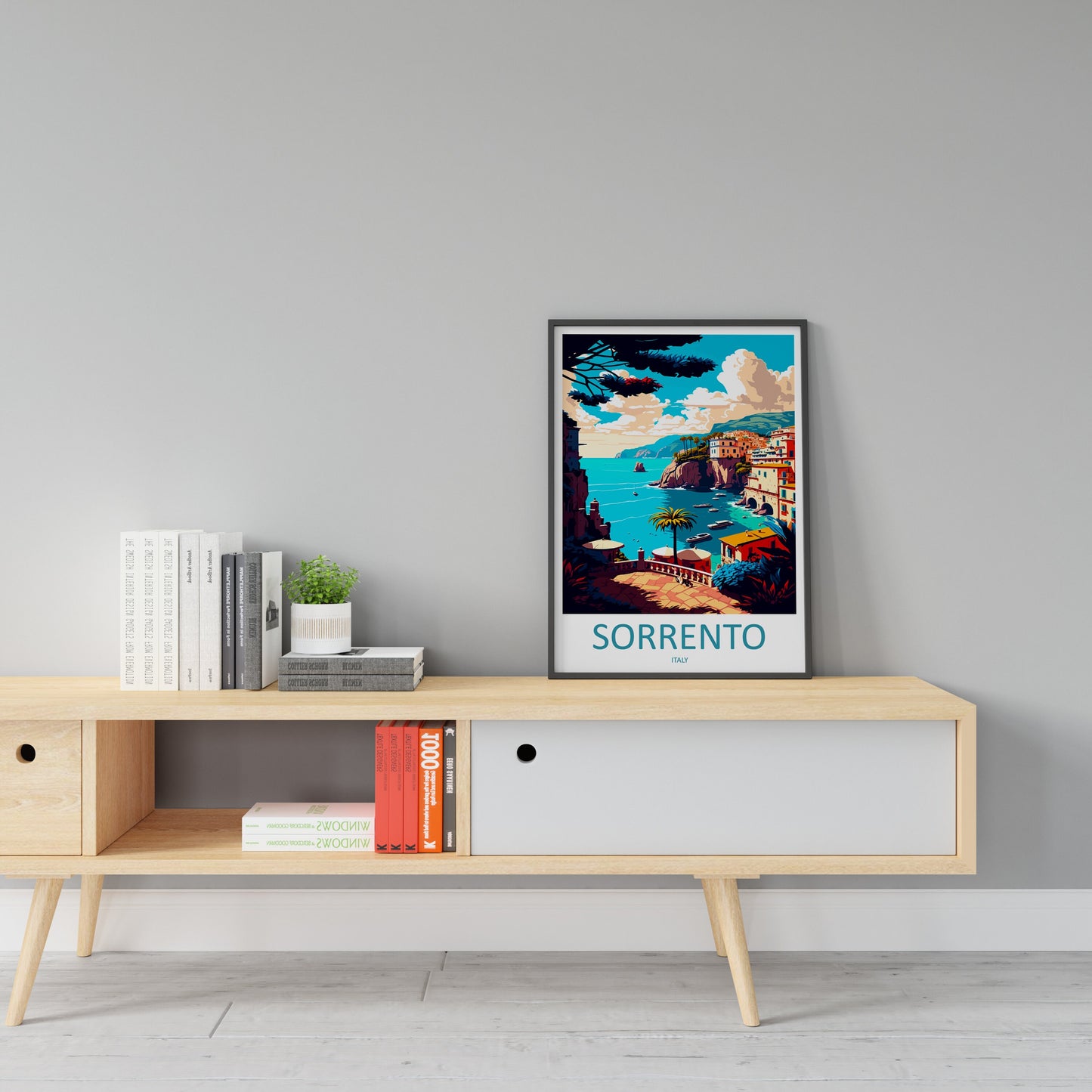 Sorrento Travel Print Wall Art Sorrento Wall Hanging Home Décor Sorrento Gift Art Lovers Italy Art Lover Gift Sorrento Print Sorrento Art