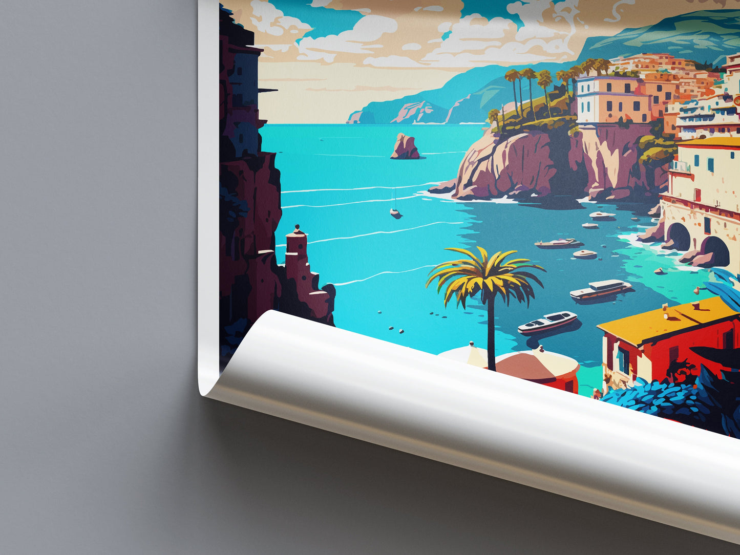 Sorrento Travel Print Wall Art Sorrento Wall Hanging Home Décor Sorrento Gift Art Lovers Italy Art Lover Gift Sorrento Print Sorrento Art