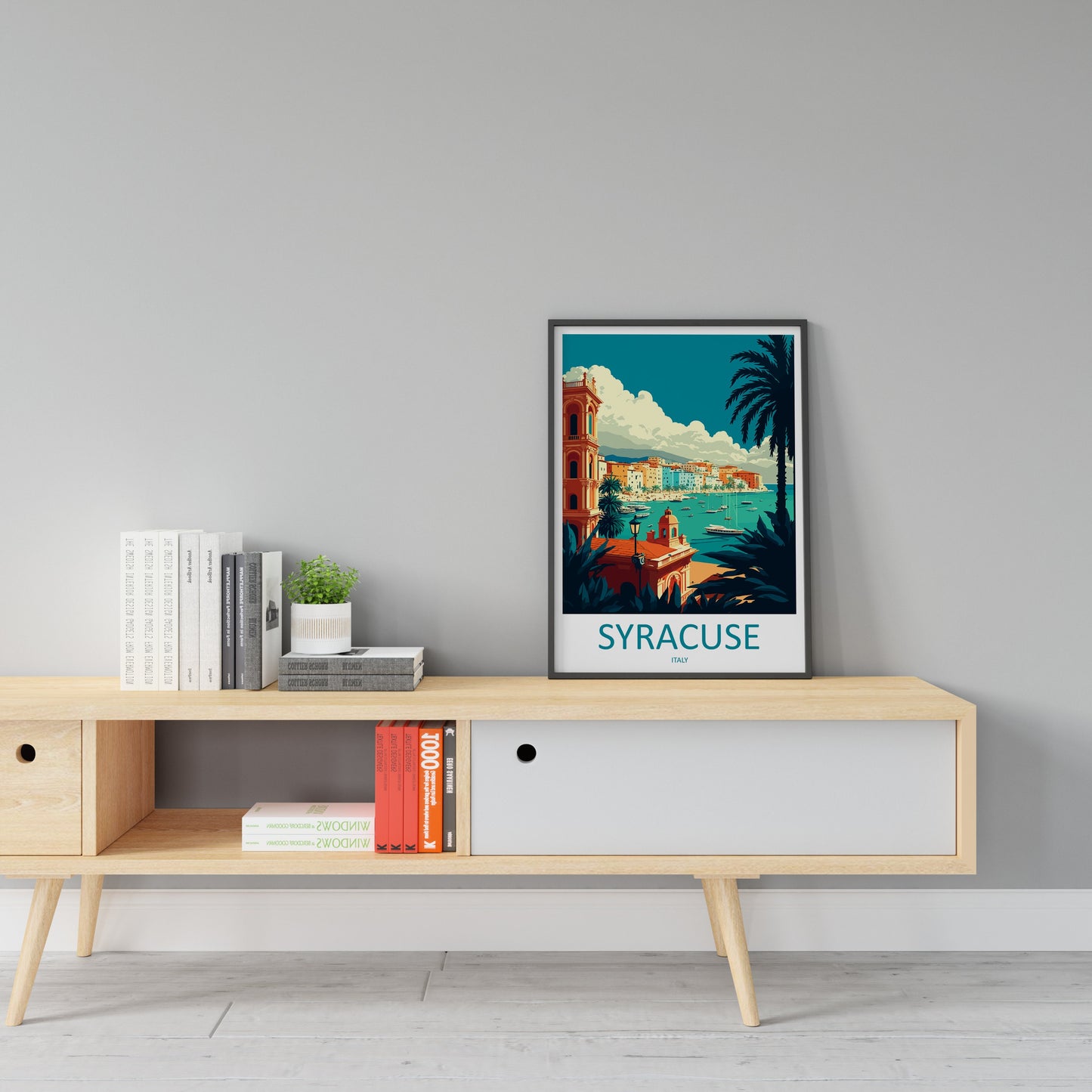 Syracuse Travel Print Wall Art Syracuse Wall Hanging Home Décor Syracuse Gift Art Lovers Italy Art Lover Gift Syracuse Print Syracuse Art