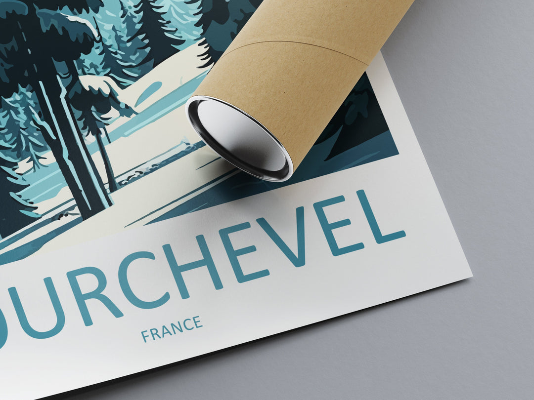 Courchevel Travel Print Wall Art Courchevel Wall Hanging Home Décor Courchevel Gift Art Lovers Ski Art Lover Gift Courchevel Print Skiing