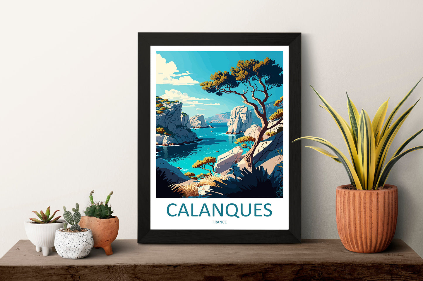 Calanques Travel Print
