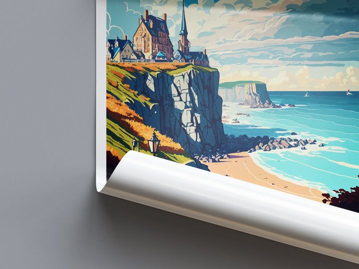 Normandy Travel Print Wall Art Normandy Wall Hanging Home Décor Normandy Gift Art Lovers France Art Lover Gift Normandy Print France Artwork