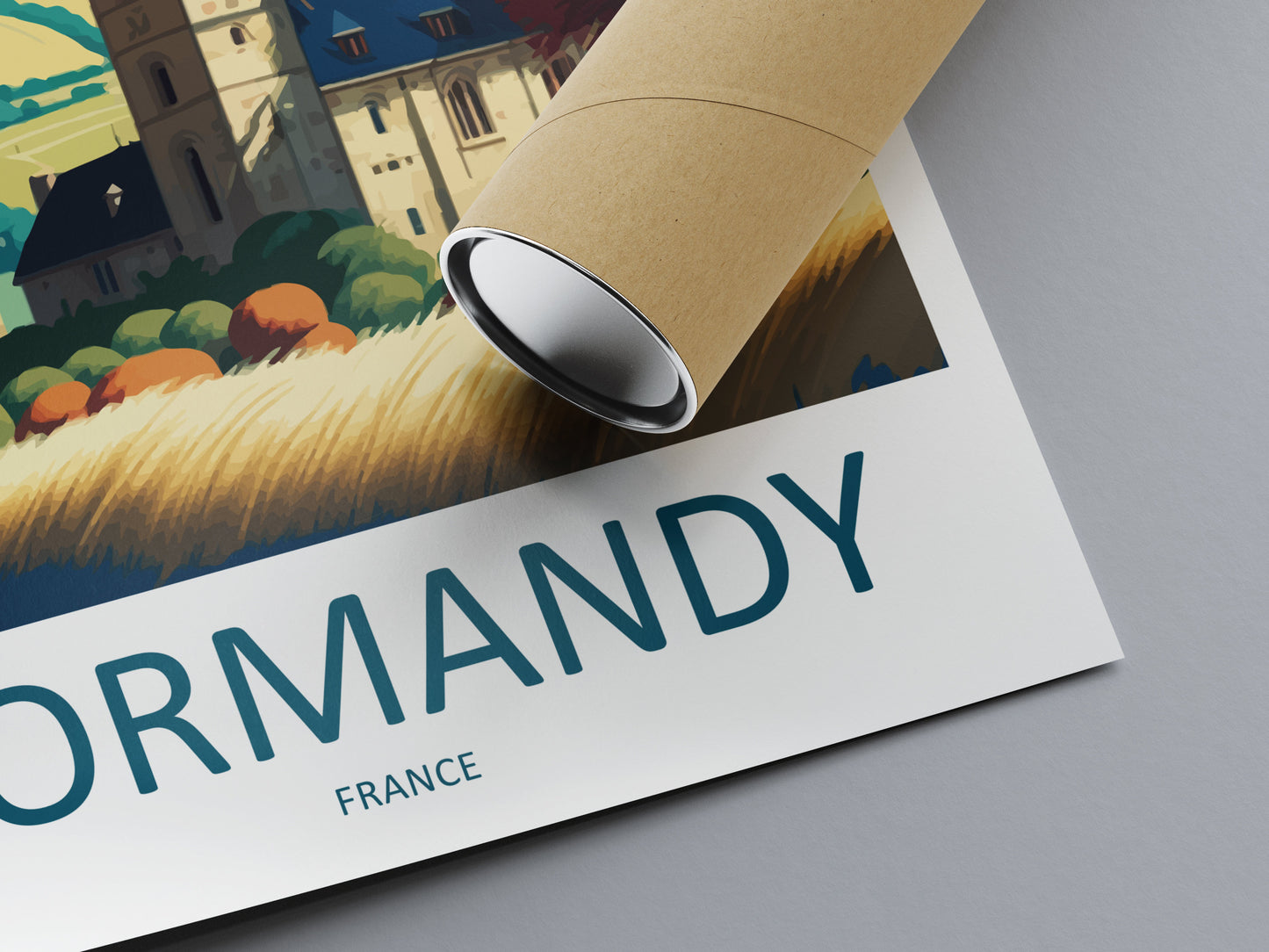 Normandy Travel Print Wall Art Normandy Wall Hanging Home Décor Normandy Gift Art Lovers France Art Lover Gift Normandy Print France Artwork