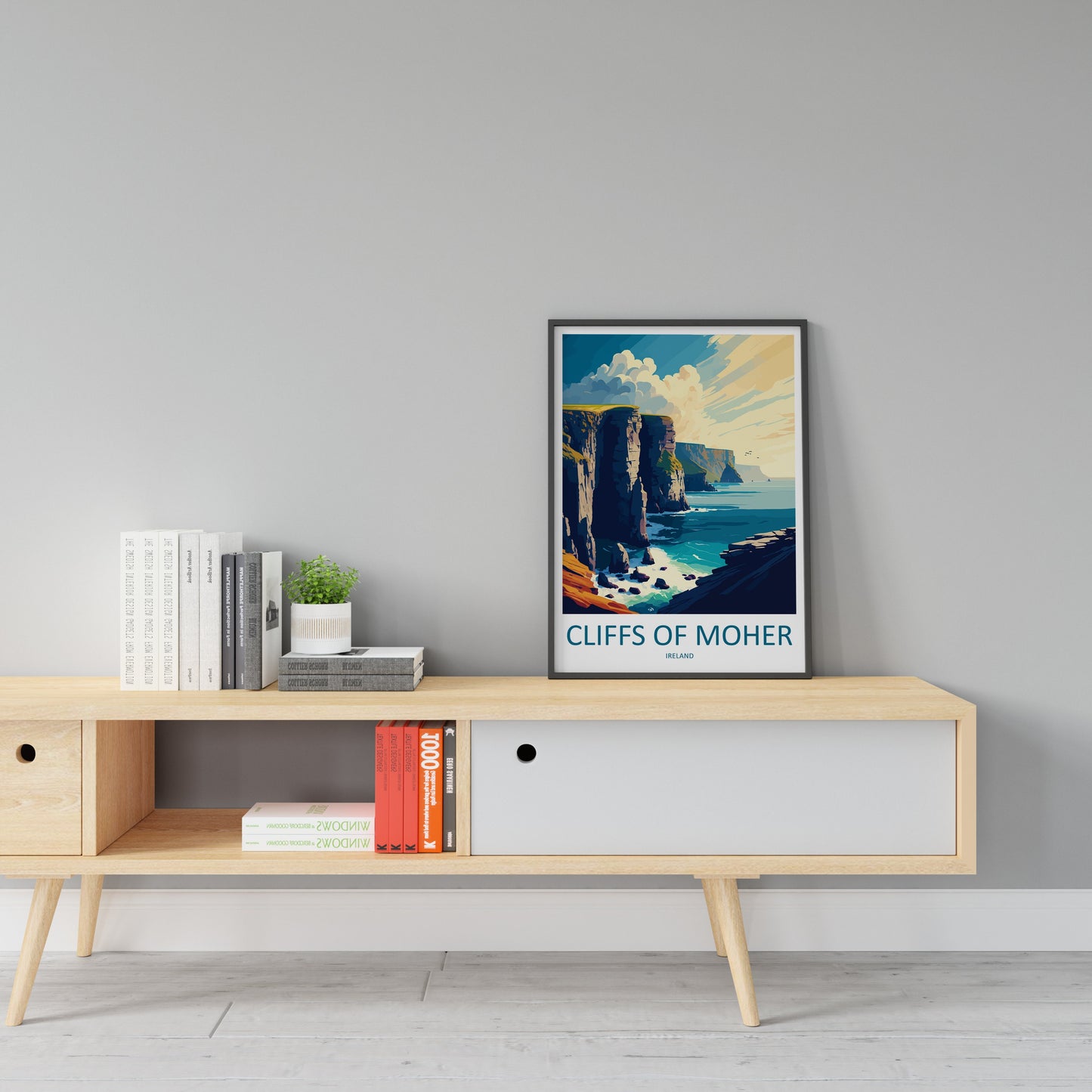 Cliffs of Moher Print Cliffs of Moher Home Décor Landscape Art Print Cliffs of Moher Wall Art for Ireland Enthusiast Gift Wall Hanging Art