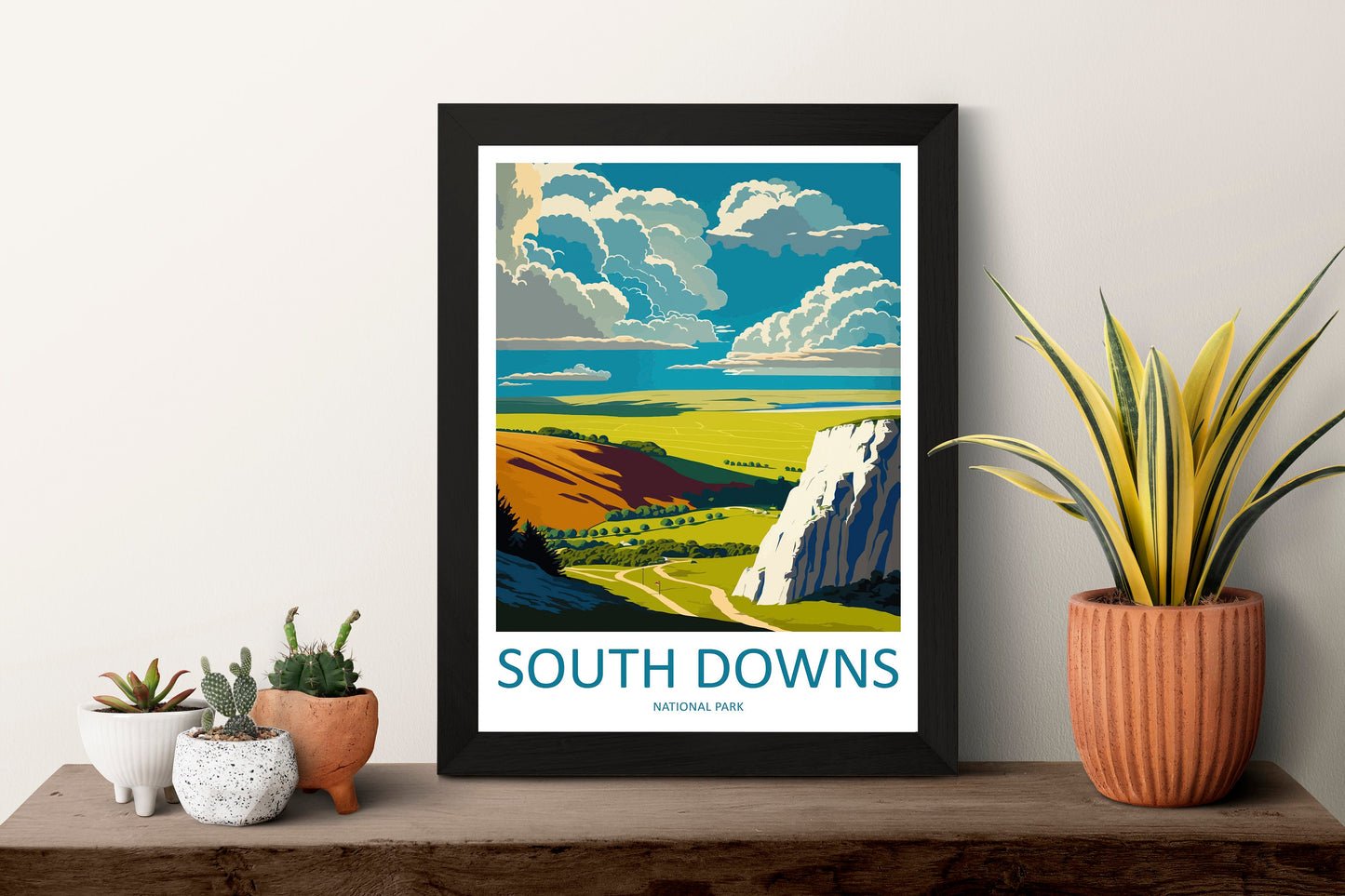 South Downs Travel Print Wall Art South Downs Wall Hanging Home Decor National Park Gift South Downs Lovers National Park Wall South Downs