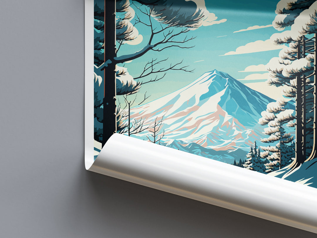 Niseko Travel Print Wall Art Niseko Wall Hanging Home Décor Niseko Gift Art Lovers Ski Art Lover Gift Niseko Print Skiing Niseko Ski Art