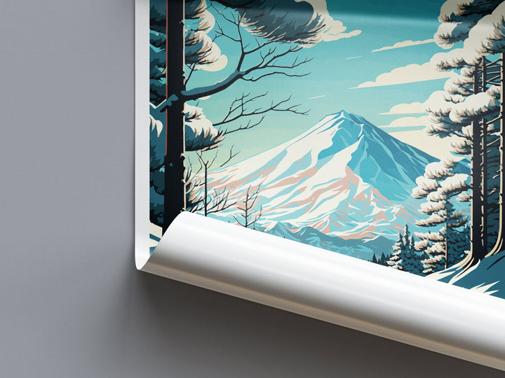Niseko Travel Print Wall Art Niseko Wall Hanging Home Décor Niseko Gift Art Lovers Ski Art Lover Gift Niseko Print Skiing Niseko Ski Art
