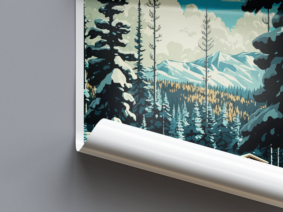 Breckenridge Travel Print Wall Art Breckenridge Wall Hanging Home Décor Breckenridge Gift Art Lovers Ski Art Lover Gift Breckenridge Print
