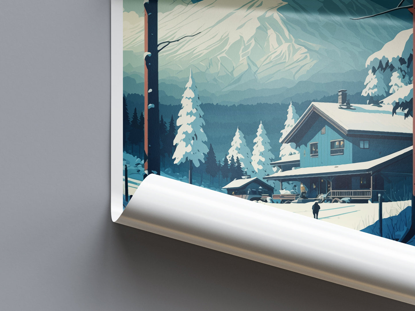 Niseko Travel Print Wall Art Niseko Wall Hanging Home Décor Niseko Gift Art Lovers Ski Art Lover Gift Niseko Print Skiing Niseko Ski Art
