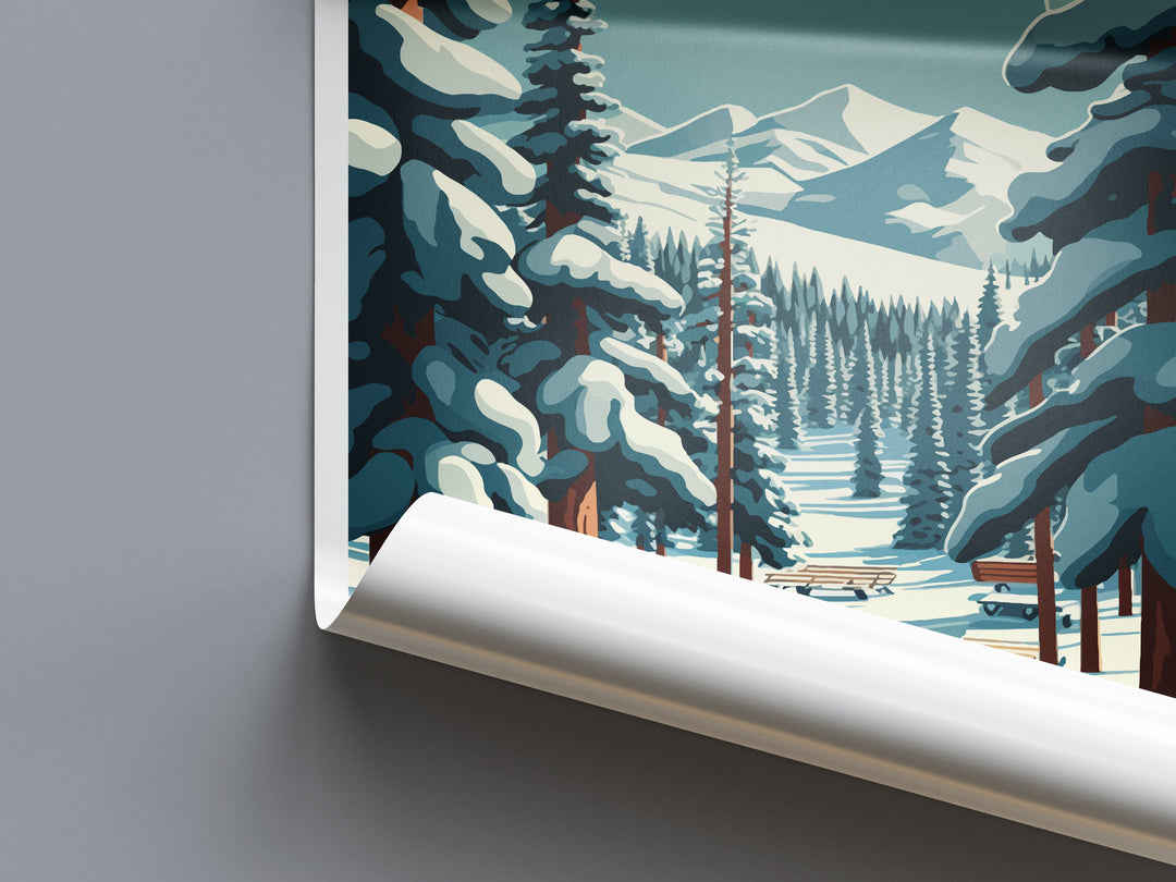 Park City Travel Print Wall Art Park City Wall Hanging Home Décor Park City Gift Art Lovers Ski Art Lover Gift Park City Print Skiing Print