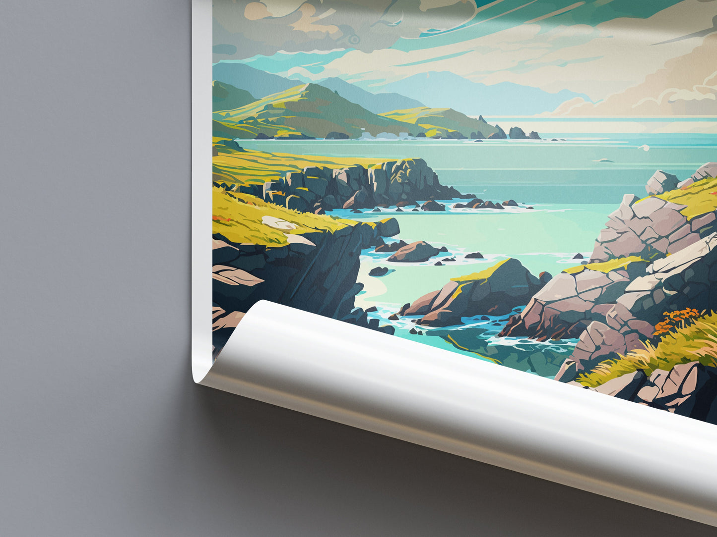 Anglesey Travel Print Wall Art Anglesey Wall Hanging Home Decoration Anglesey Gift Art Lovers Wall Art Print Art Anglesey Print Anglesey Art