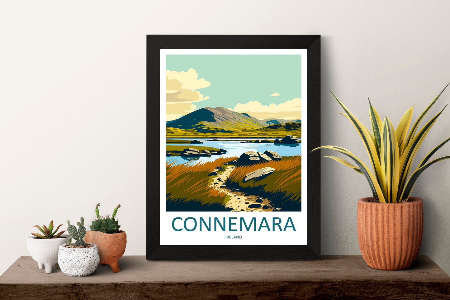 Connemara Travel Print Wall Art Connemara Wall Hanging Home Decoration Connemara Gift Art Lovers Wall Art Print Art Connemara Ireland Print