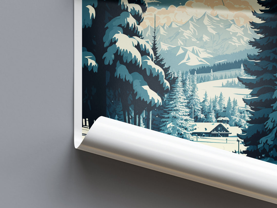 Kitzbuhel Travel Print Wall Art Kitzbuhel Wall Hanging Home Décor Kitzbuhel Gift Art Lovers Ski Art Lover Gift Kitzbuhel Print Austria Ski