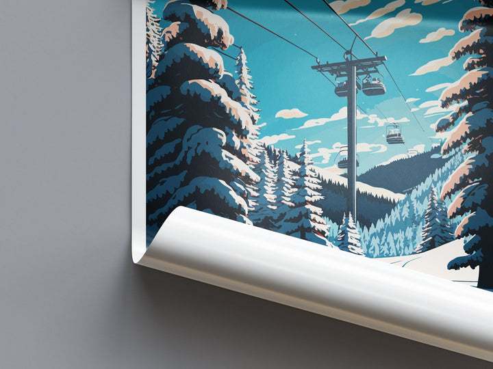 St. Anton Travel Print Wall Art St. Anton Wall Hanging Home Décor St. Anton Gift Art Lovers Ski Art Lover Gift St. Anton Print Skiing Print