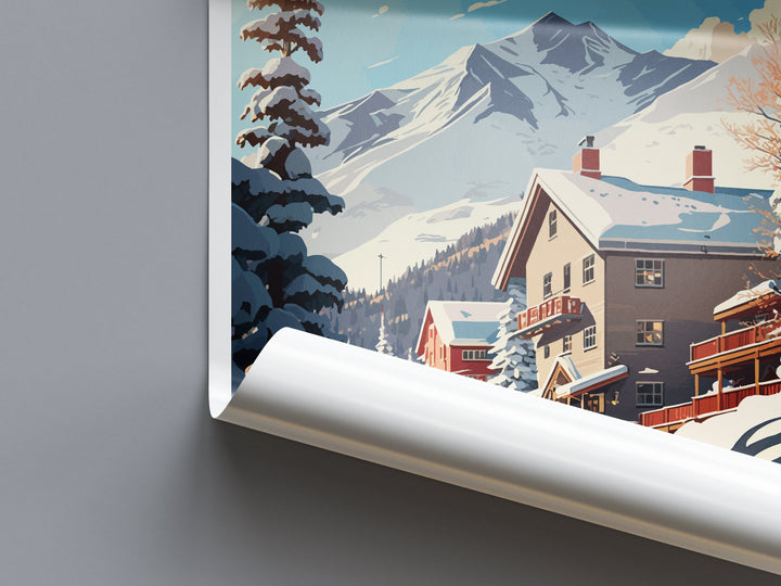 Telluride Travel Print Wall Art Telluride Wall Hanging Home Décor Telluride Gift Art Lovers Ski Art Lover Gift Telluride Print Skiing Art