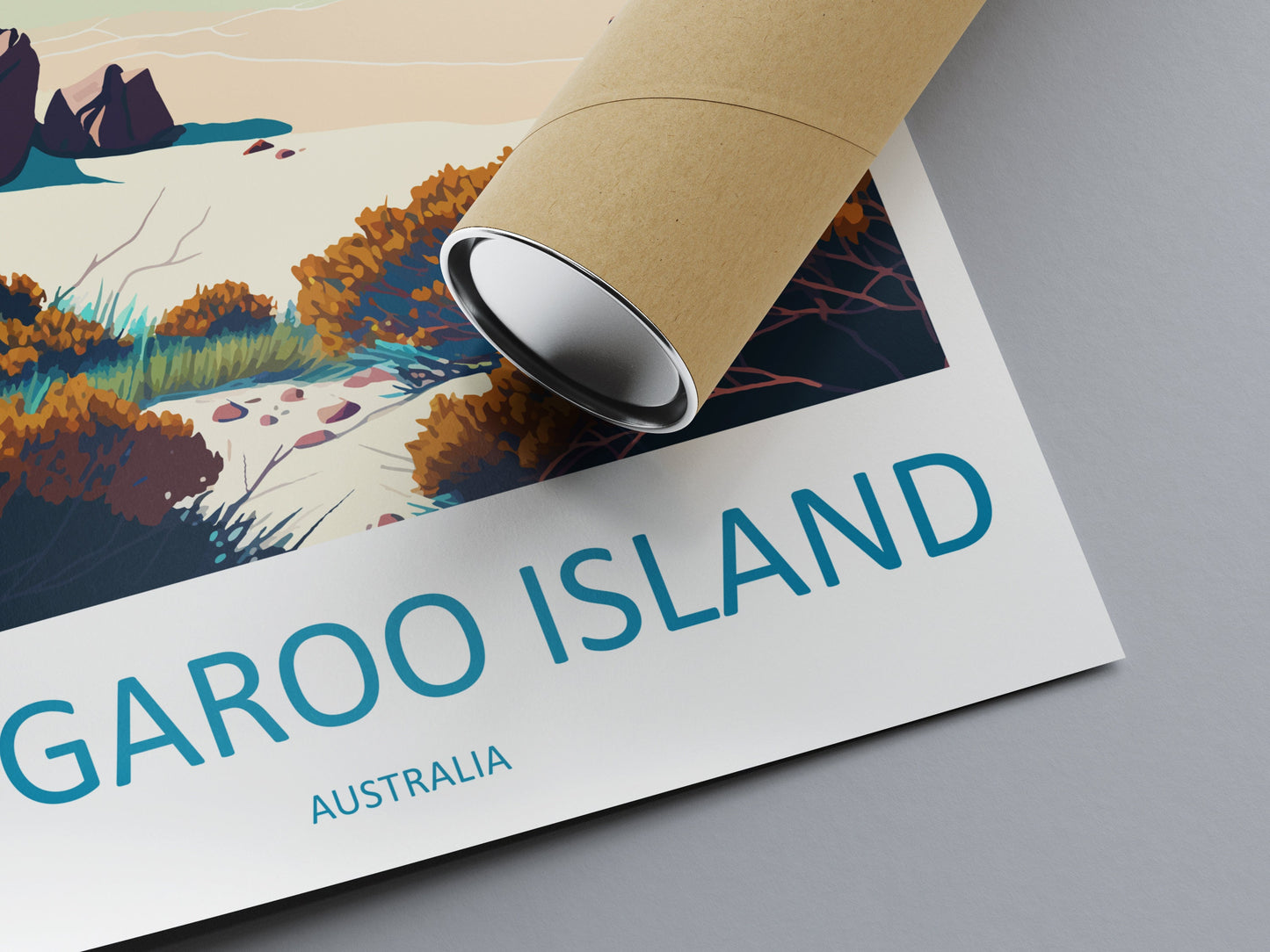 kangaroo island Travel Print Wall Art kangaroo island Wall Hanging Home Décor kangaroo island Gift Art Lovers Wall Art Australia Travel Art