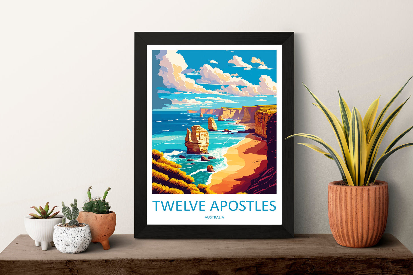 Twelve Apostles Travel Print Wall Art Twelve Apostles AU Wall Hanging Home Décor Twelve Apostles Gift Art Lovers Australia Art Lover Gift