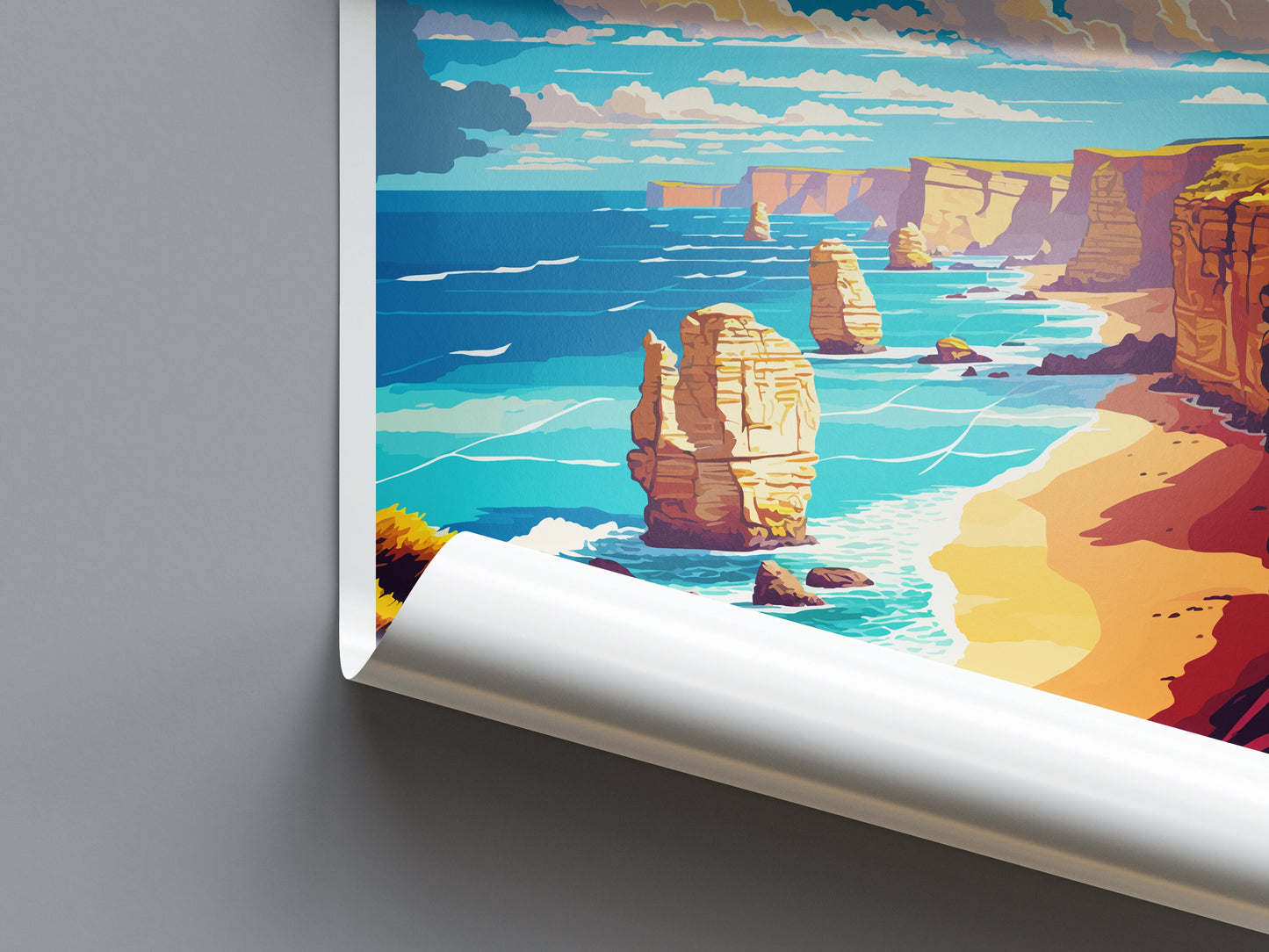 Twelve Apostles Travel Print Wall Art Twelve Apostles AU Wall Hanging Home Décor Twelve Apostles Gift Art Lovers Australia Art Lover Gift