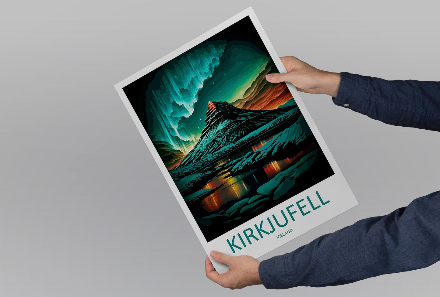 Kirkjufell Travel Print Wall Art Kirkjufell Wall Hanging Home Décor Kirkjufell Gift Art Lovers Iceland Art Lover Gift Kirkjufell Wall Print