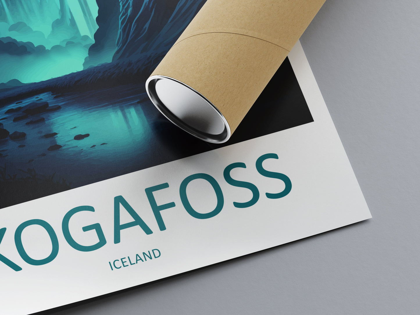 Skogafoss Travel Print Wall Art Skogafoss Wall Hanging Home Décor Skogafoss Gift Art Lovers Iceland Art Lover Gift Skogafoss Wall Décor