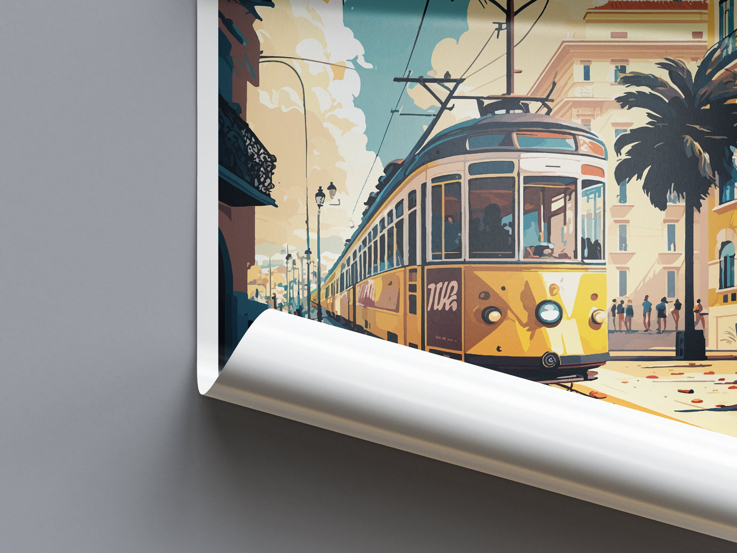 Lisbon Travel Print Wall Art Lisbon Wall Hanging Home Décor Lisbon Gift Art Lovers Portugal Art Lover Gift Lisbon Wall Décor Lisbon Tram Art
