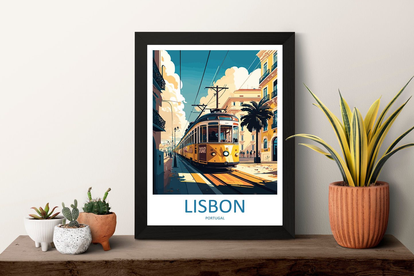 Lisbon Travel Print Wall Art Lisbon Wall Hanging Home Décor Lisbon Gift Art Lovers Portugal Art Lover Gift Lisbon Wall Décor Lisbon Tram Art