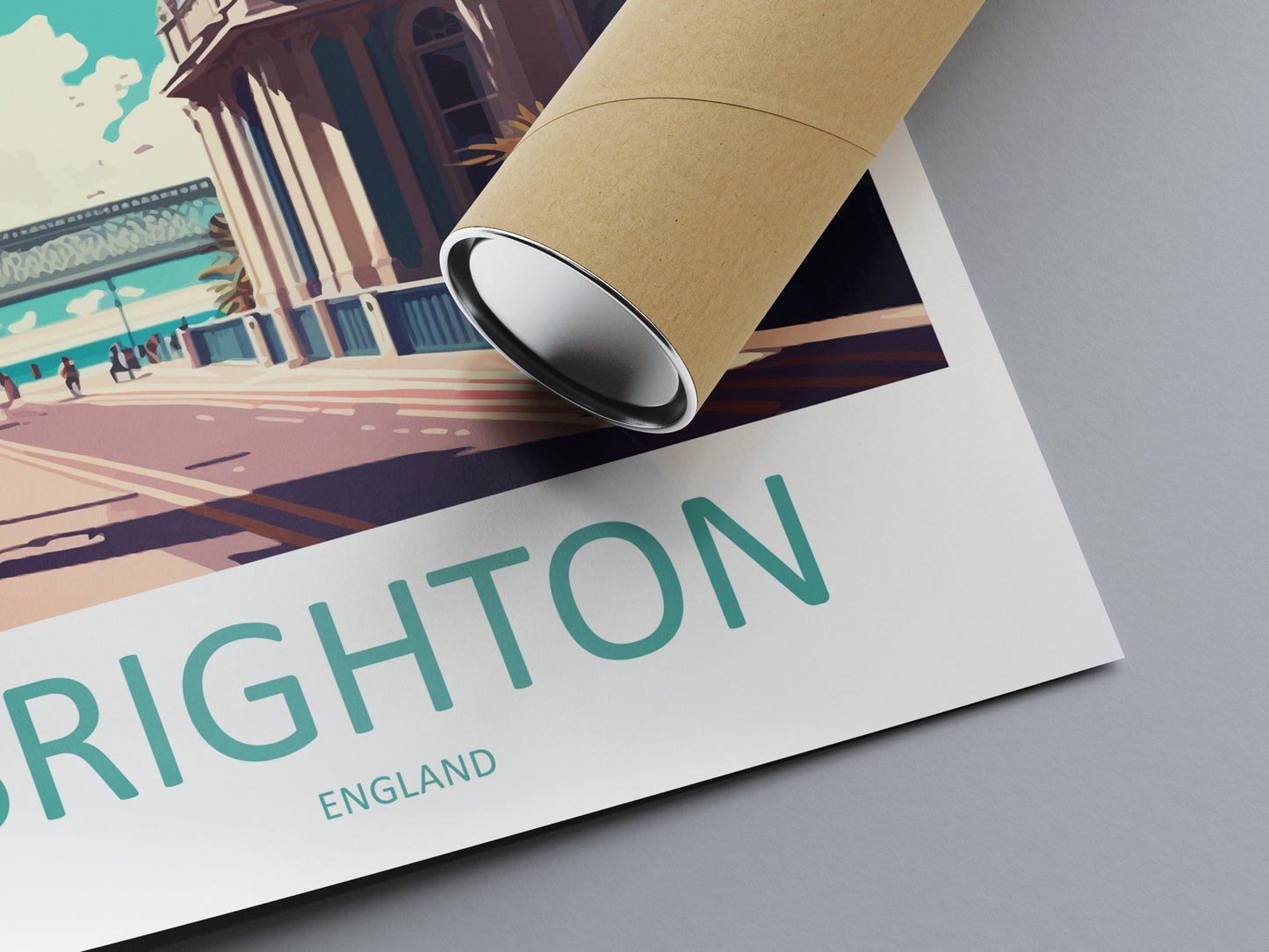 Brighton Travel Print Wall Art Brighton Wall Hanging Home Décor Brighton Gift Art Lovers England Art Lover Gift Brighton Travel Art Gift