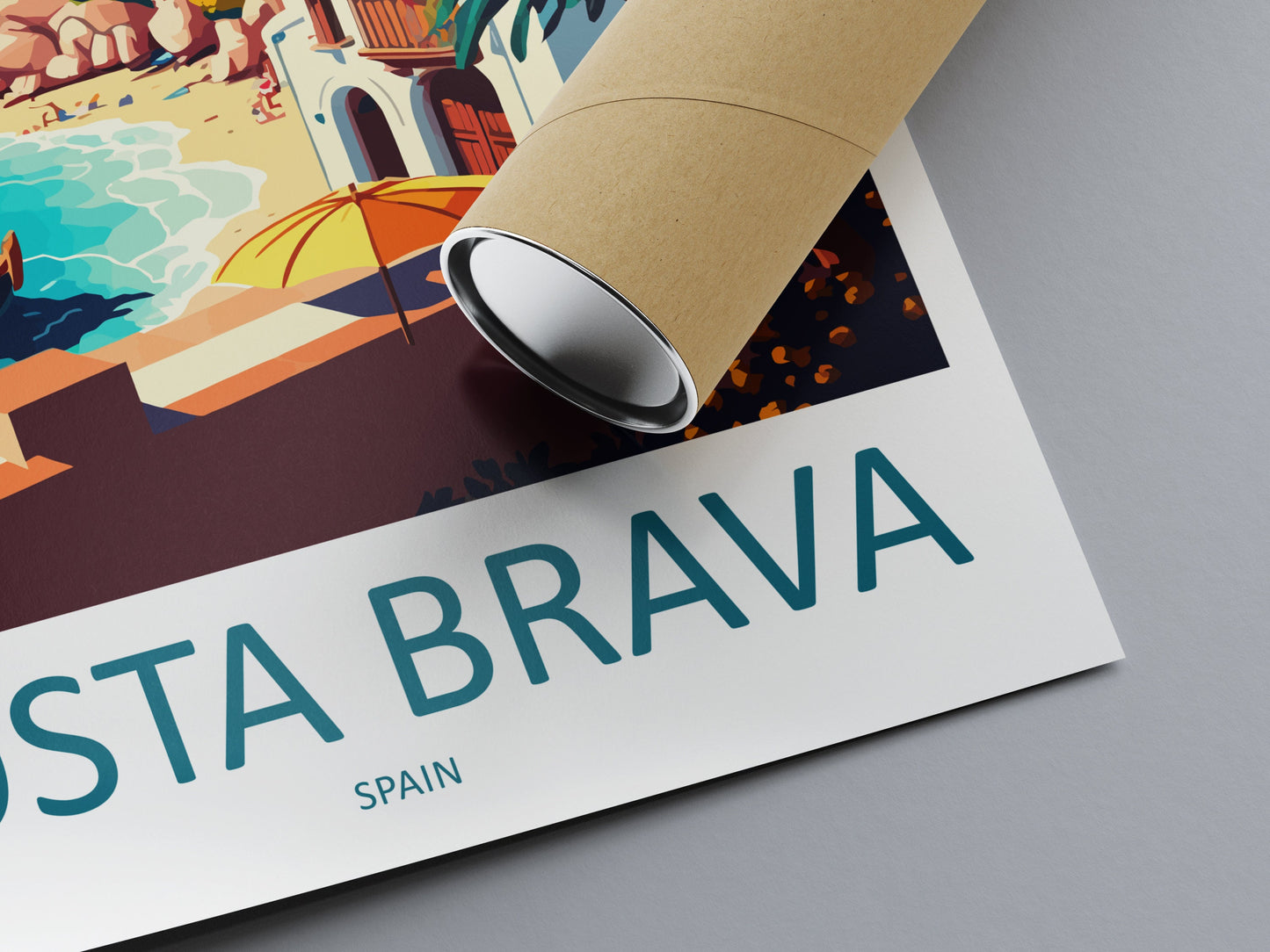 Costa Brava Travel Print Wall Art Costa Brava Wall Hanging Home Décor Costa Brava Gift Art Lovers Spain Art Lover Gift Costa Brava Art Print