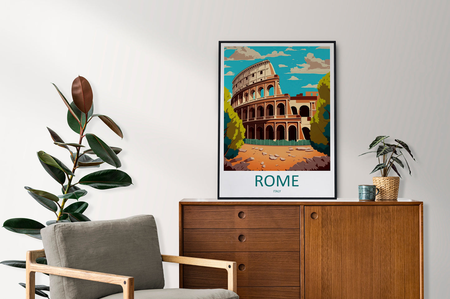 Rome Travel Print Wall Art Rome Wall Hanging Home Décor Rome Gift Art Lovers Italy Art Lover Gift Rome Print Italy Wall Art Decor