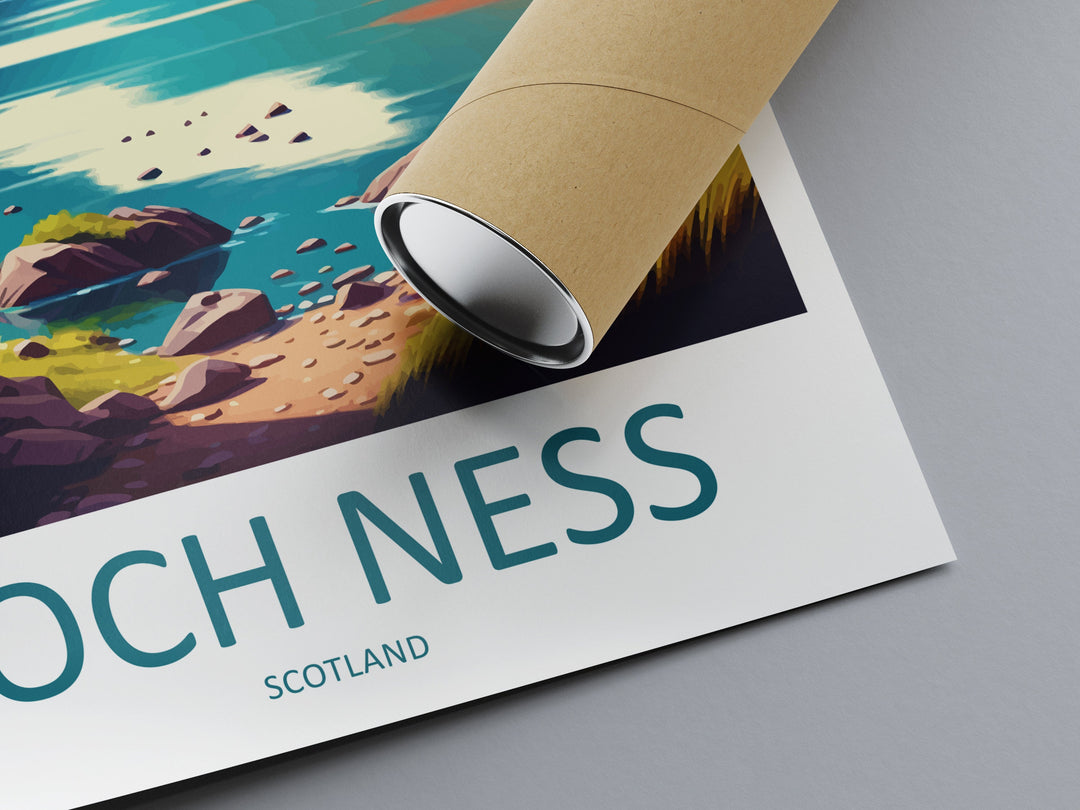 Loch Ness Print Loch Ness Home Décor Landscape Art Print Loch Ness Wall Art for Scotland Enthusiast Gift Wall Hanging Loch Ness Scotland Art